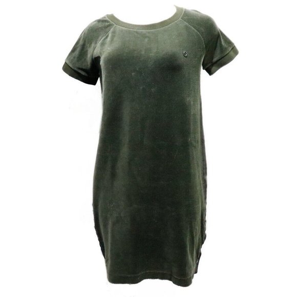 GUCCI 324467 X5279 Side line one piece khaki Velor Women - Picture 1 of 8